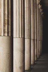 Deurstickers Colonnade Stone Columns © AMK