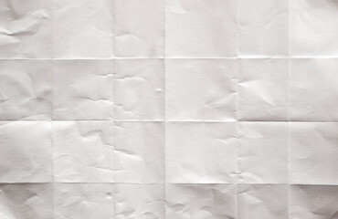white crumpled paper background