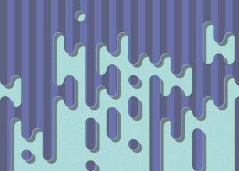 Abstract Rounded Color Lines halftone transition background illustration