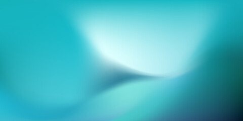 Abstract dark teal waves background. Blurred turquoise water backdrop. Vector illustration for your graphic design, banner, wallpaper or poster, website