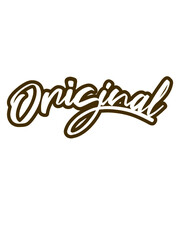 Obraz na płótnie Canvas Logo Gold Original Cool nachahmen unschlagbar