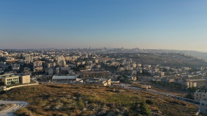 Jerusalem Center From North view, Aerial
Jerusalem, Israel, August, 2020
