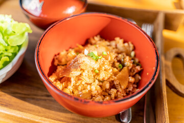 Kim Chi fried rice with pork