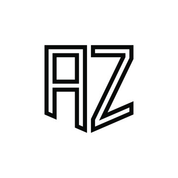 AZ Letter Symbol Alphabet Logo