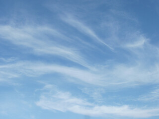 Fototapeta premium blue sky with white clouds background