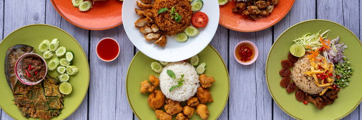 Thai Food Mixed Selections 