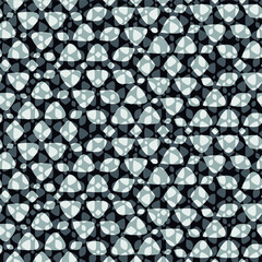 Seamless pattern with Geometric motifs in 4 colors. Vector illustration.