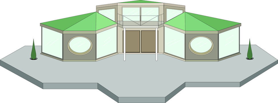 project of a modern huse