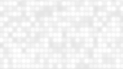 Dot white gray pattern gradient texture background. Abstract  technology big data digital background. 3d rendering.