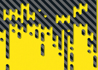 Abstract Rounded Color Lines halftone transition background illustration