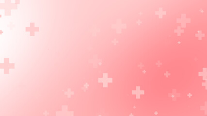Medical health red cross pattern background. Abstract healthcare for World Blood Donor Day.