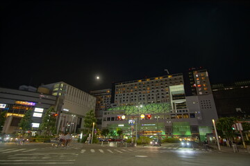 Fototapeta premium Kyoto tower at night, Japan