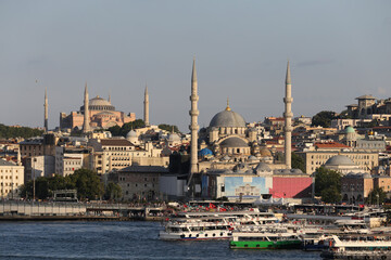 Fototapeta na wymiar Hagia Sophia Mosque in Istanbul, Turkey