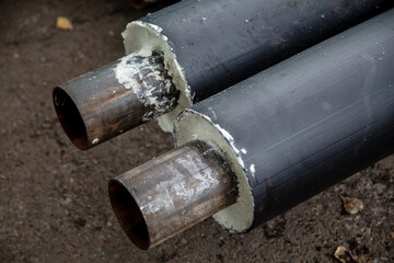 heating pipeline to the house