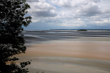 Low tide outside Mont Saint Michel