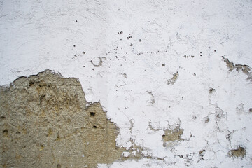 Old shabby concrete wall