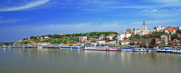 Fototapeta na wymiar Belgrade, view from Sava river