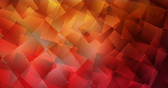 4K looping dark red, yellow video sample in rectangular style. Quality abstract video with rectangular structure. Clip for your commercials. 4096 x 2160, 30 fps.