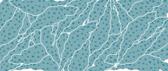 leaf line art background vector, wallpaper and print, house plant, Vector illustration.