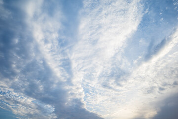 blue sky with clouds