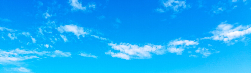 blue sky with white clouds. Nature background of sky
