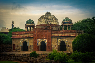 neela gumbad humayun tomb delhi india