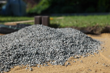 Gartenterrasse Betonplatten Garten Gartenbau Platten verlegen Bauen Wasserwaage Abstandhalter...