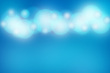 blue bokeh background