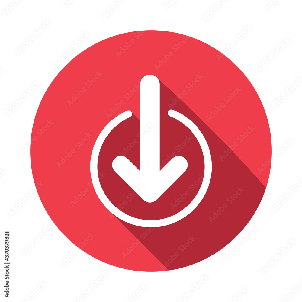 Poster download files icons vector for web site or application. simple