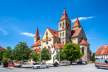 Fototapeta na wymiar Basilika, Ellwangen an der Jagst, Deutschland 