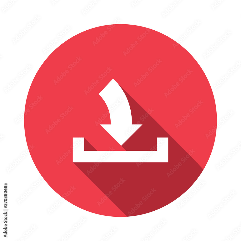Poster download files icons vector for web site or application. simple