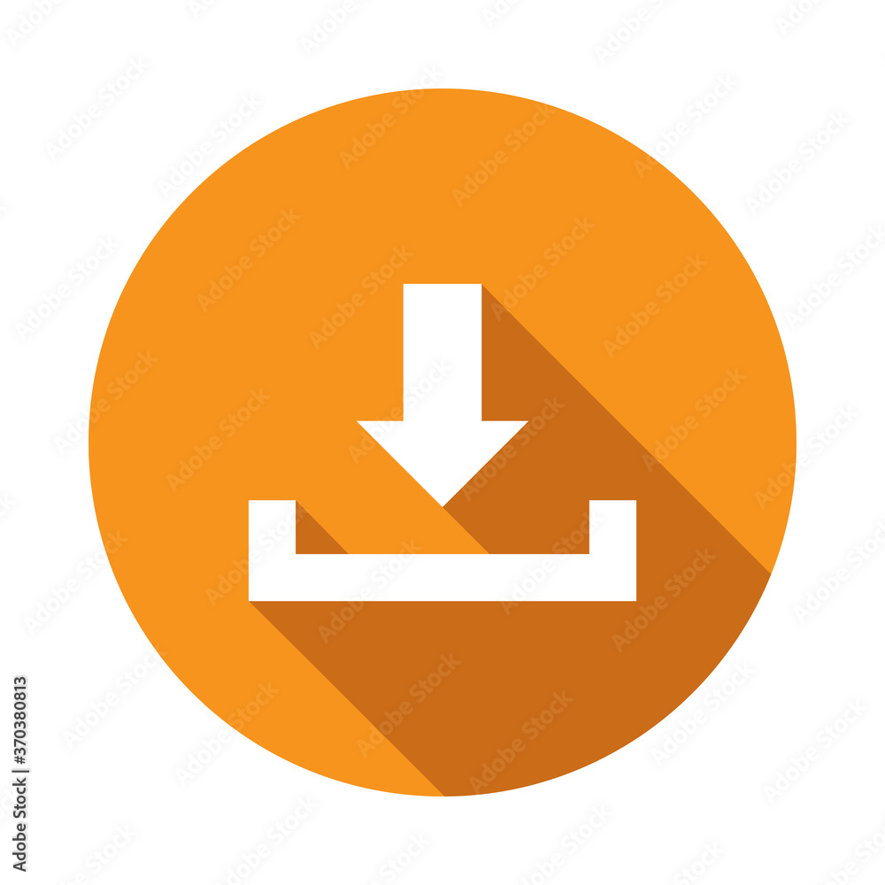 Poster download files icons vector for web site or application. simple