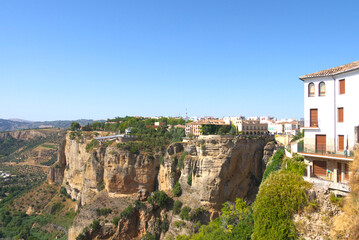 view of Ronda, Andalusia, Spain.