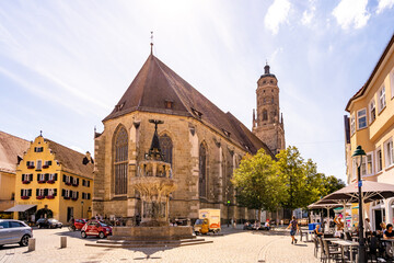 Sankt Georg Kirche, Nördlingen, Deutschland 