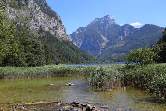 Bergsee (Leopoldsteinersee, Steiermark). Pfaffenstein.