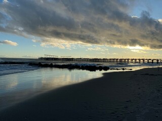 Obraz premium sunset over the sea