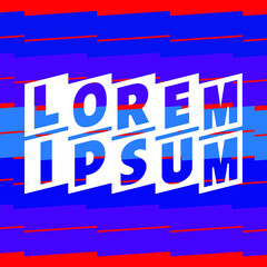 business concept on blue background