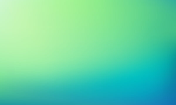 Abstract light green and blue background. Nature gradient backdrop with sunlight. Vector illustration. Ecology concept for your graphic design, banner or poster, website