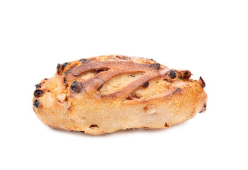 Freshly bread isolated on white background.