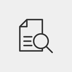 File icon isolated on background. Document symbol modern, simple, vector, icon for website design, mobile app, ui. Vector Illustration