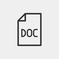 File icon isolated on background. Document symbol modern, simple, vector, icon for website design, mobile app, ui. Vector Illustration