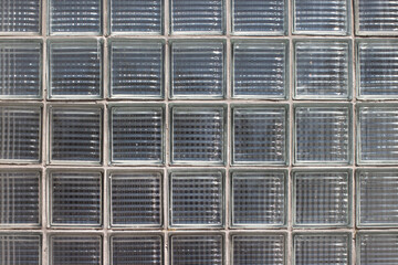 Solid square shabby similar equal old glass blocks texture for macro wallpaper or background
