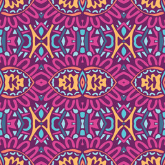 Tribal vintage abstract geometric ethnic seamless pattern ornamental