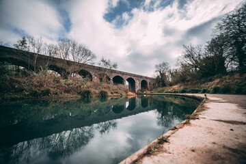 bridge over the river