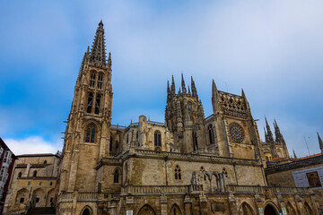 Cathedral of Santa Maria, Burgos, Castilla, Spain. - a landmark on the Camino de Santiago