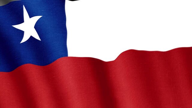 Chile. State flag of the country