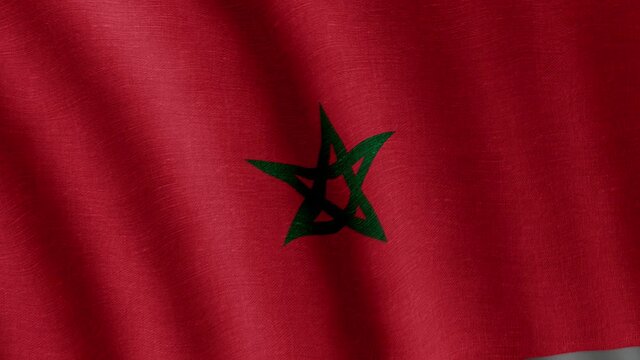 Morocco. State flag of the country