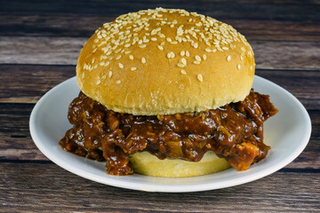 pulled pork sandwich