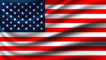 Flag of America background template.