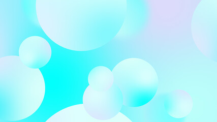 Abstract balls geometric gradient color background.For graphic design. 3d render illustration.